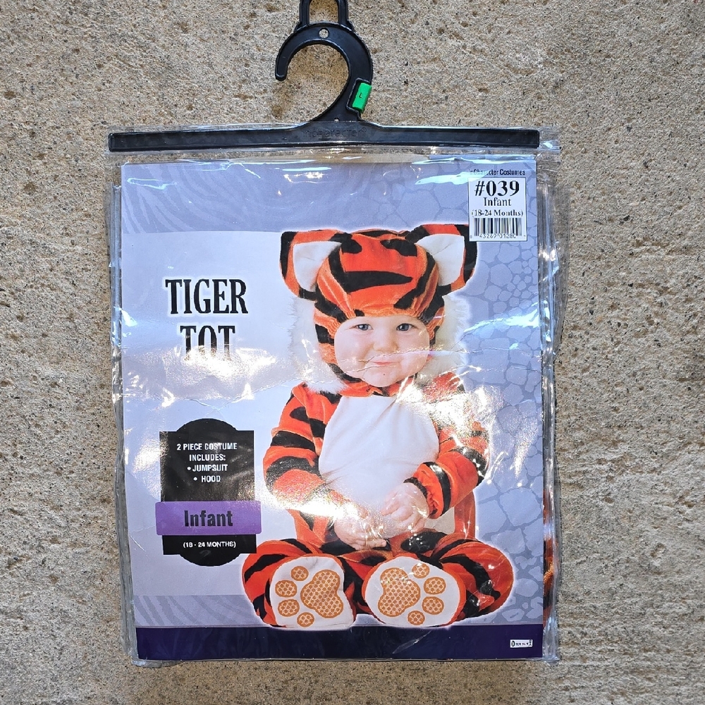 Tiger Tot Infant Costume - Orange and Black